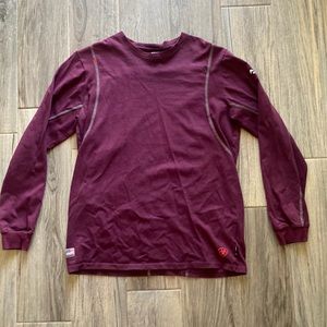 Ariat FR work shirt size medium. Couple of very small holes